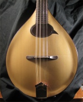 sitka spruce, african mahogany carved mandolin